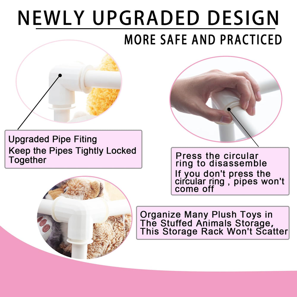 INFTOYCO upgraded PVC durability keeps plush storage stable during active cleanup.