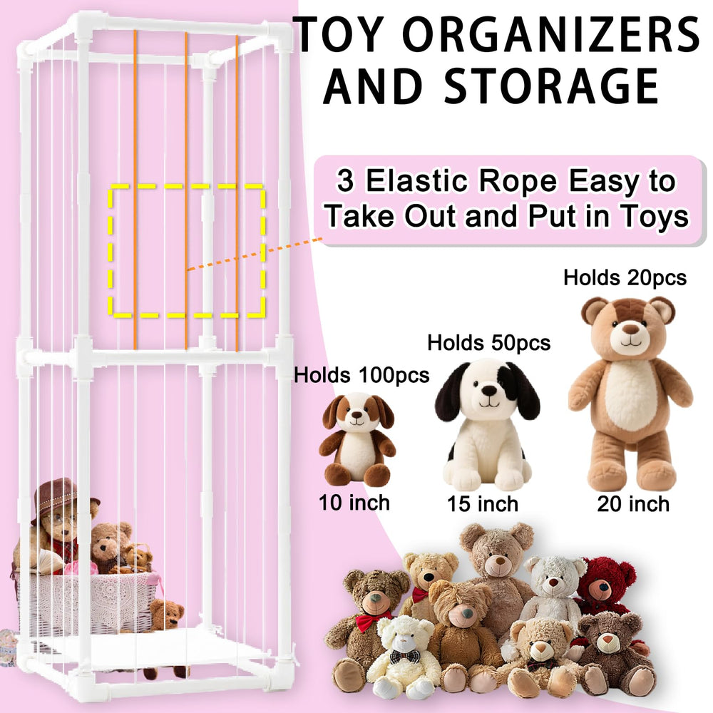 INFTOYCO versatile room decor and storage for birthdays or everyday cleanup.