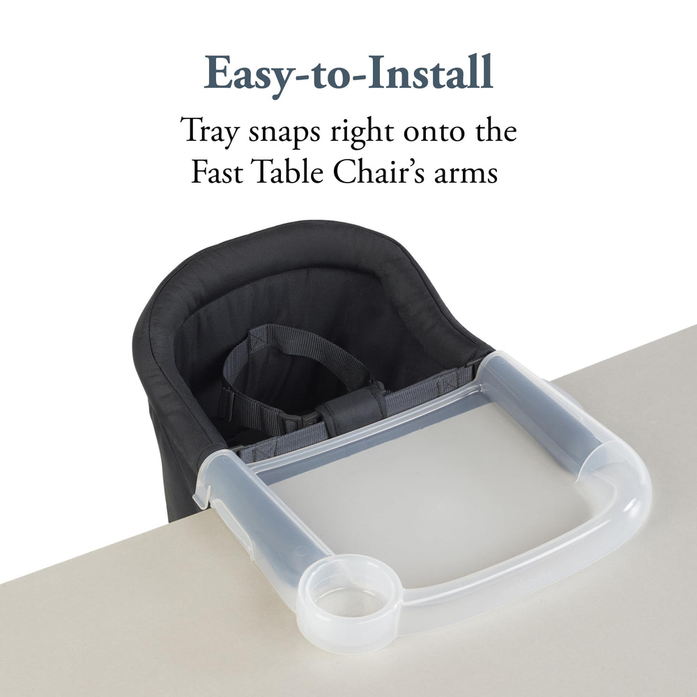 Inglesina Dining Tray easy-clean surface supports quick post-meal cleanup.