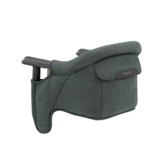Inglesina Fast Table Chair collapsible fold for compact travel and quick setup.