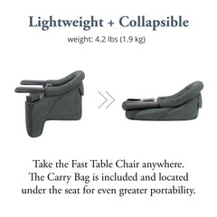 Inglesina Fast Table Chair three-point harness view for safety