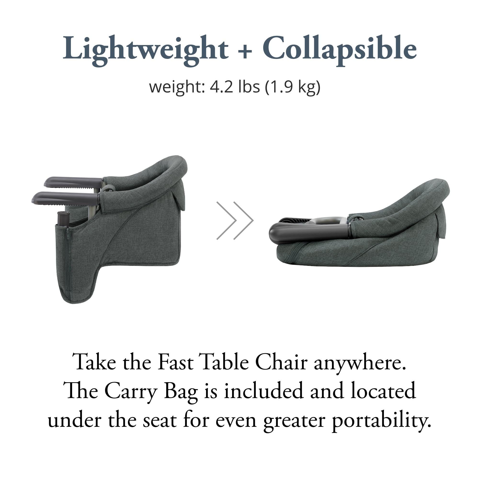 Inglesina Fast Table Chair three-point harness keeps little diners secure.