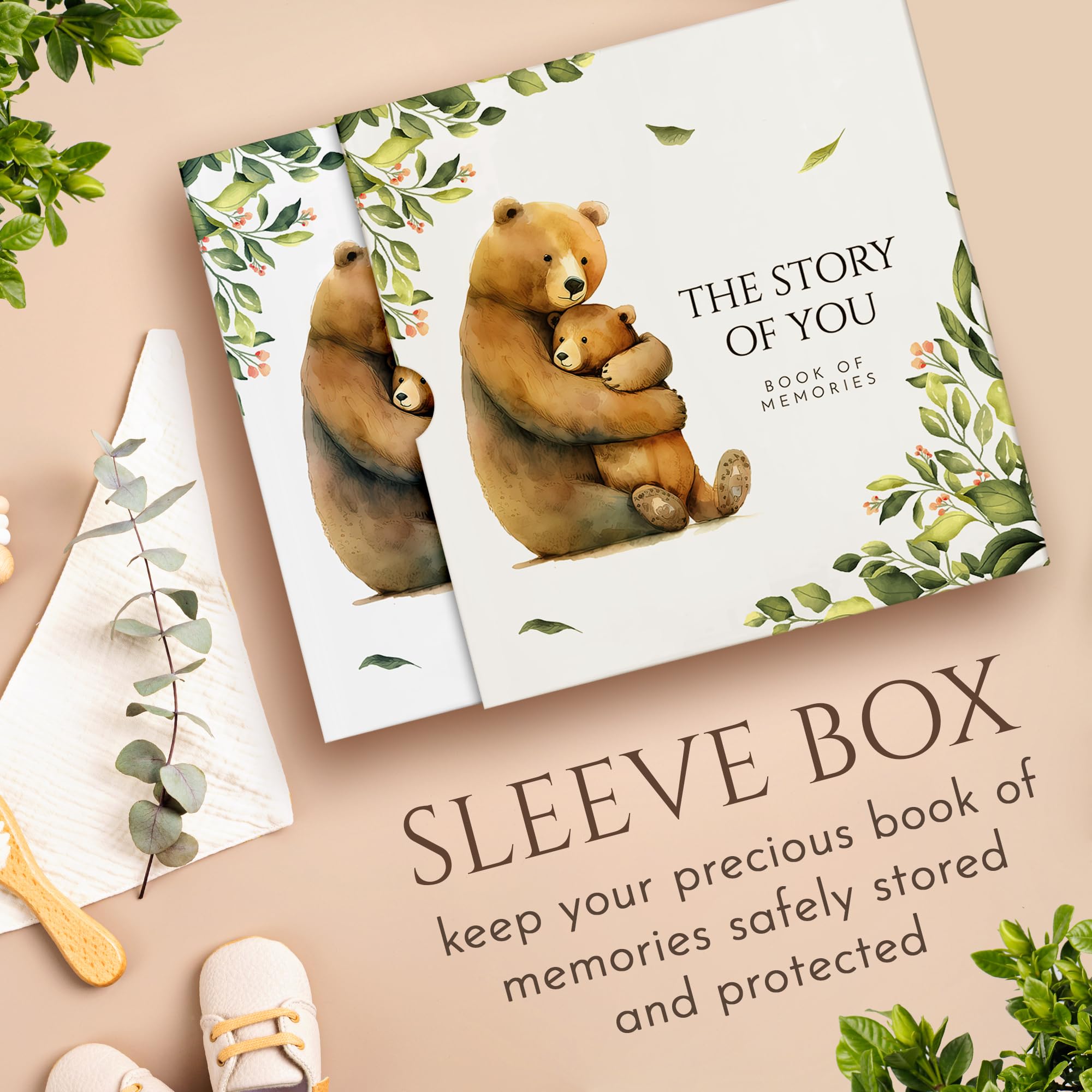 INGRAINED KITCHEN memory book early years spread covers newborn to age five yearly memories.