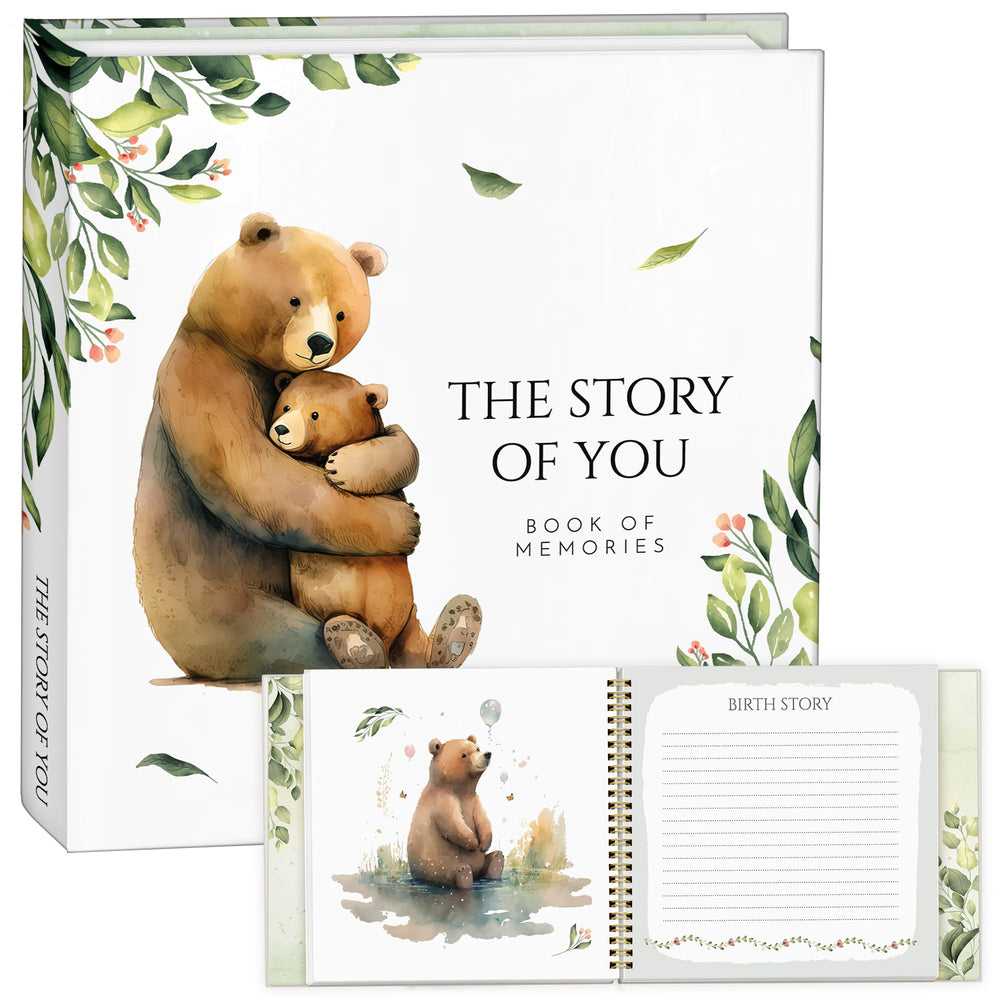 INGRAINED KITCHEN memory book gift-ready packaging makes a thoughtful baby shower present.