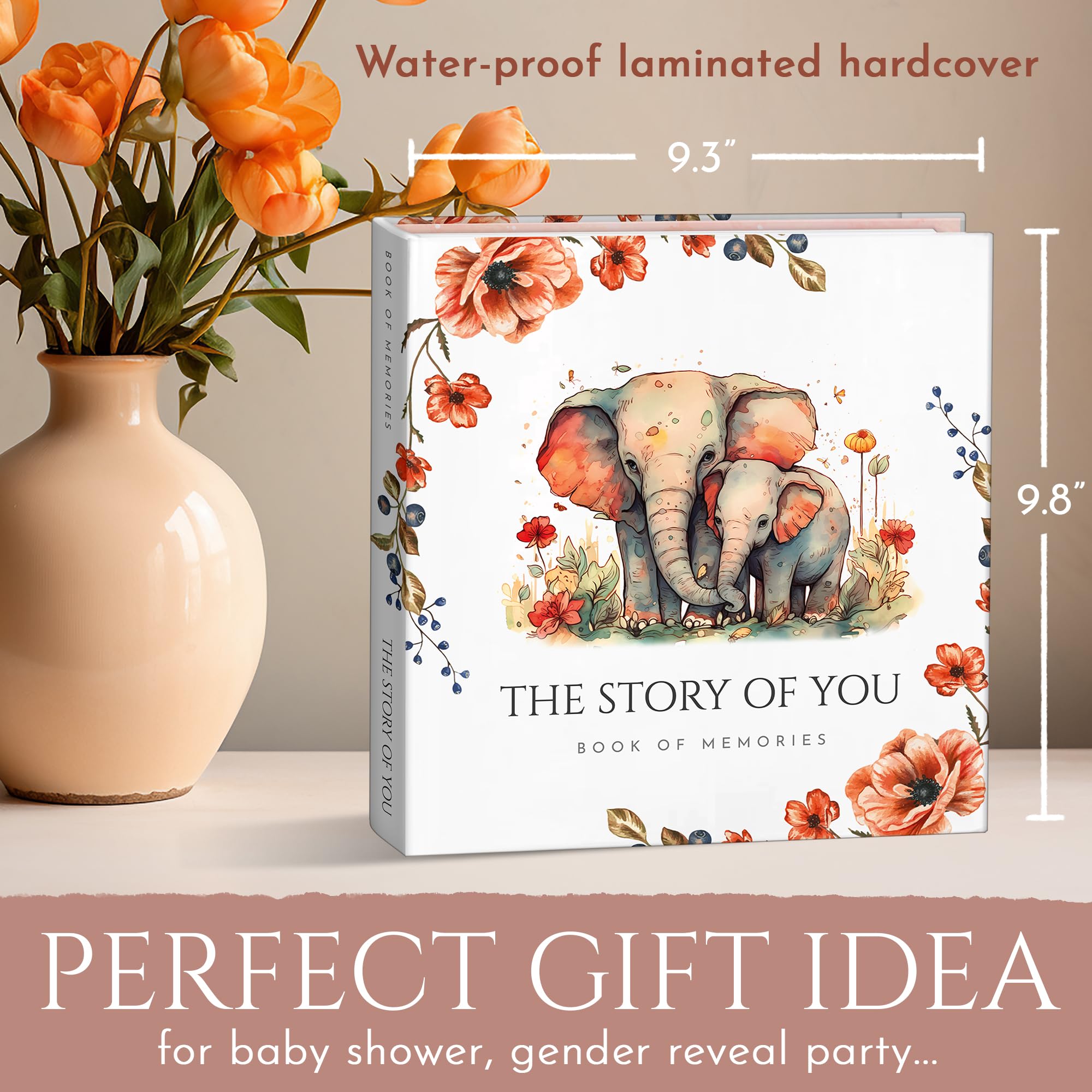 INGRAINED KITCHEN memory book photo slots enable easy memory capture of precious moments.