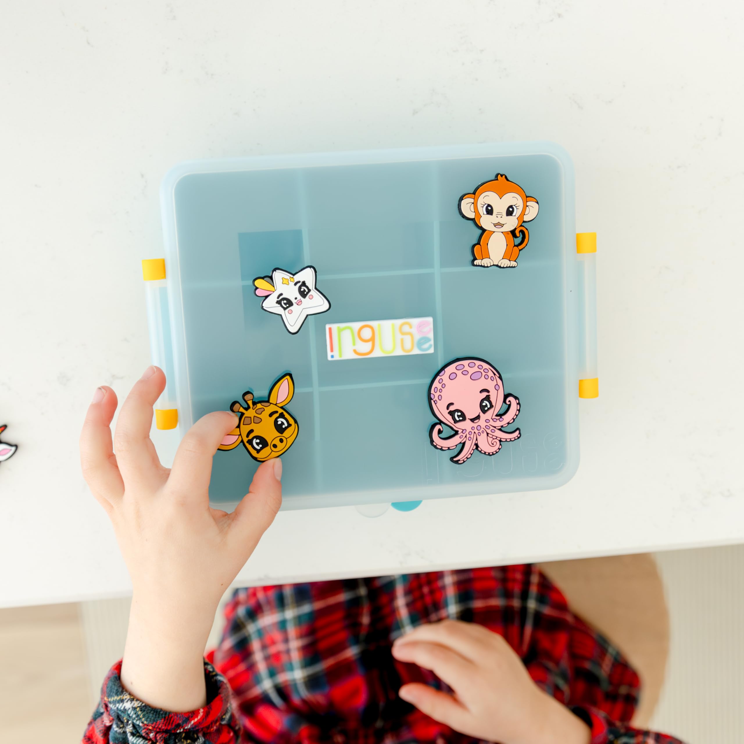 INGUSEE compact size fits school, daycare, and travel bags