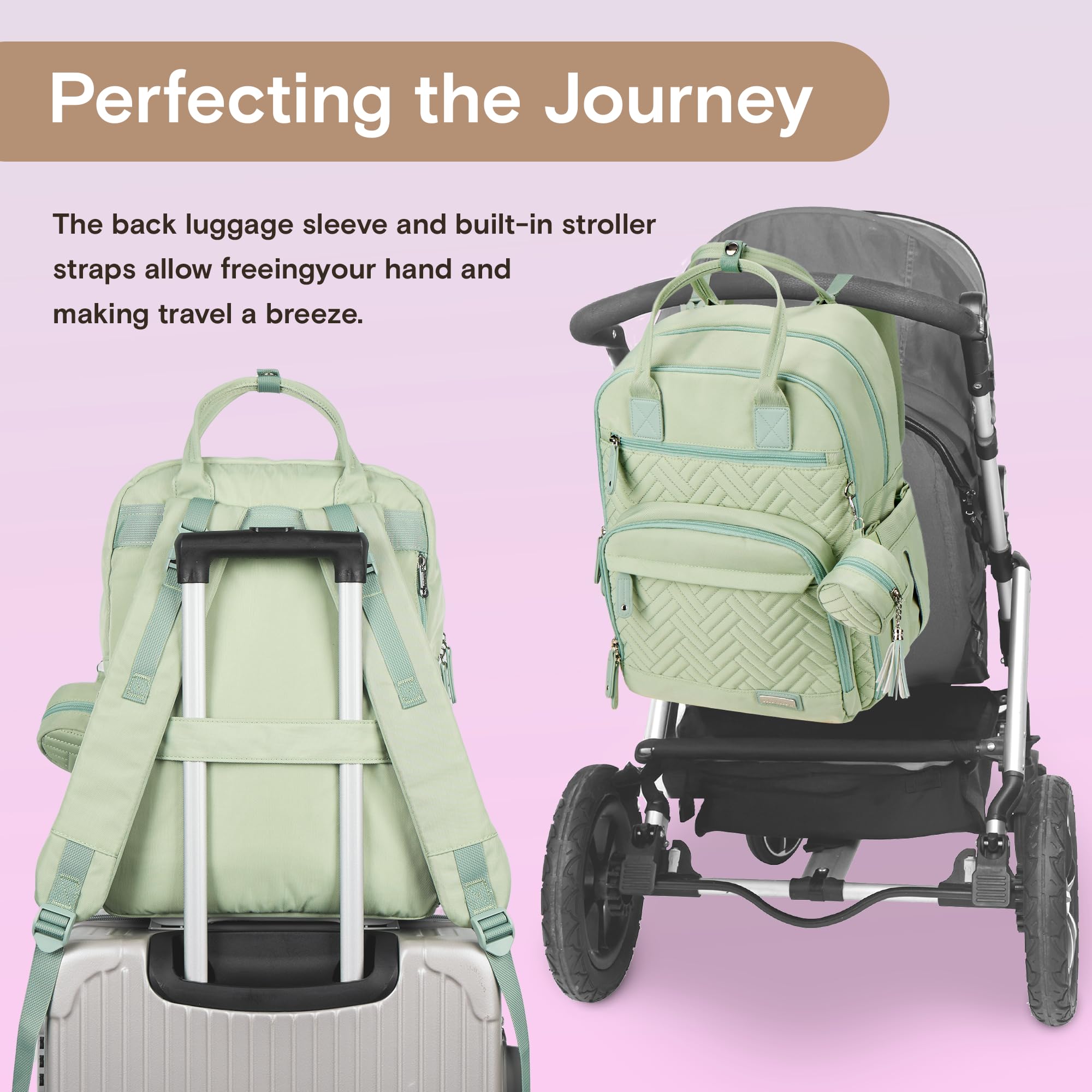 iniuniu Luggage Strap lets you slide bag over luggage handles