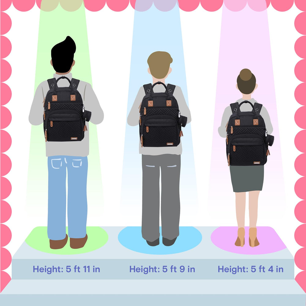 iniuniu gender-neutral design in this bag appeals to parents seeking versatile style