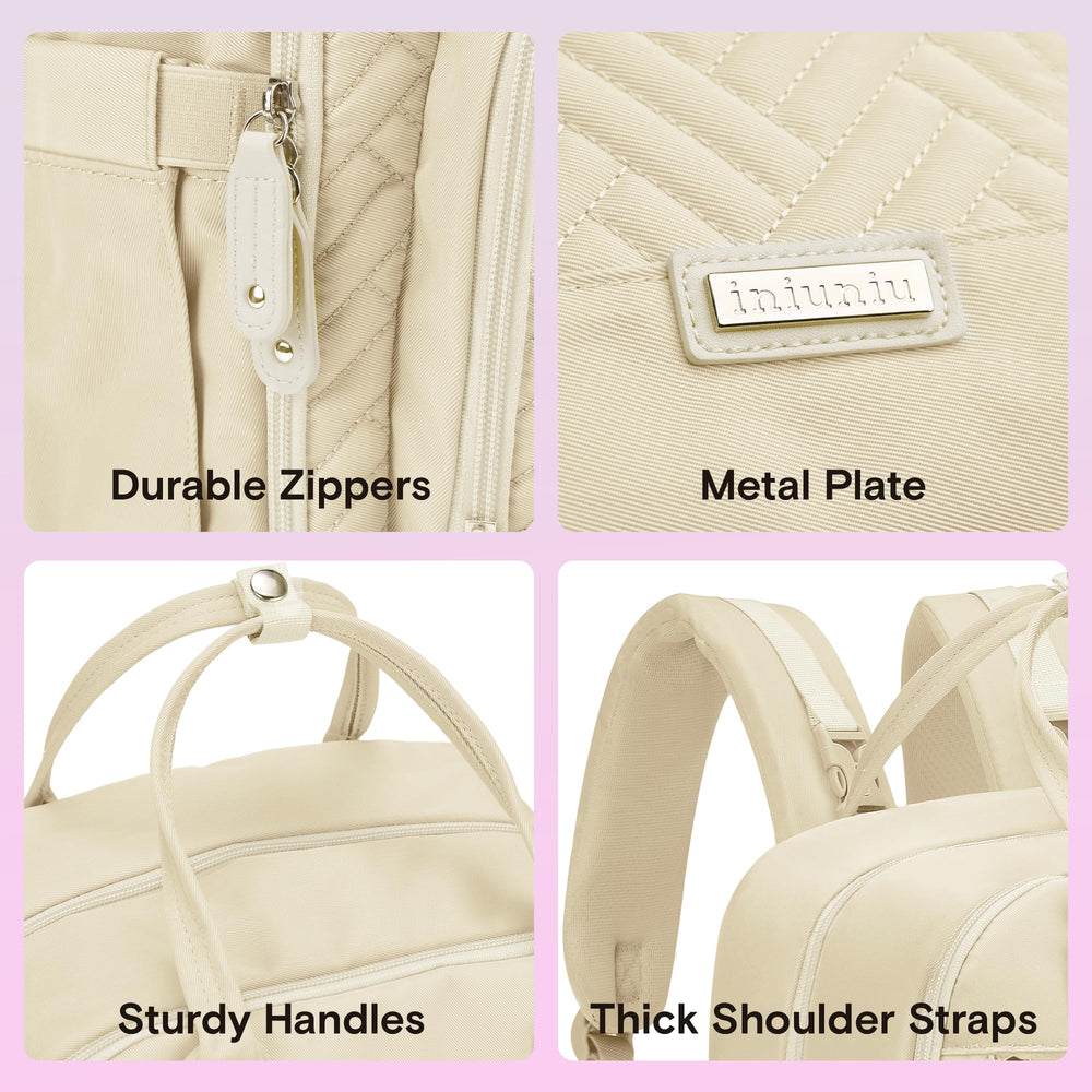 iniuniu diaper bag stroller straps enable hands-free movement during outings
