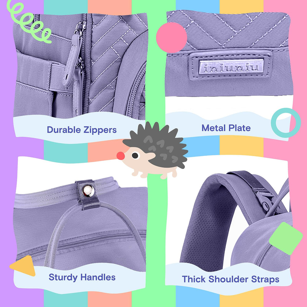 Iniuniu stroller straps attach securely for hands-free travel with baby gear.