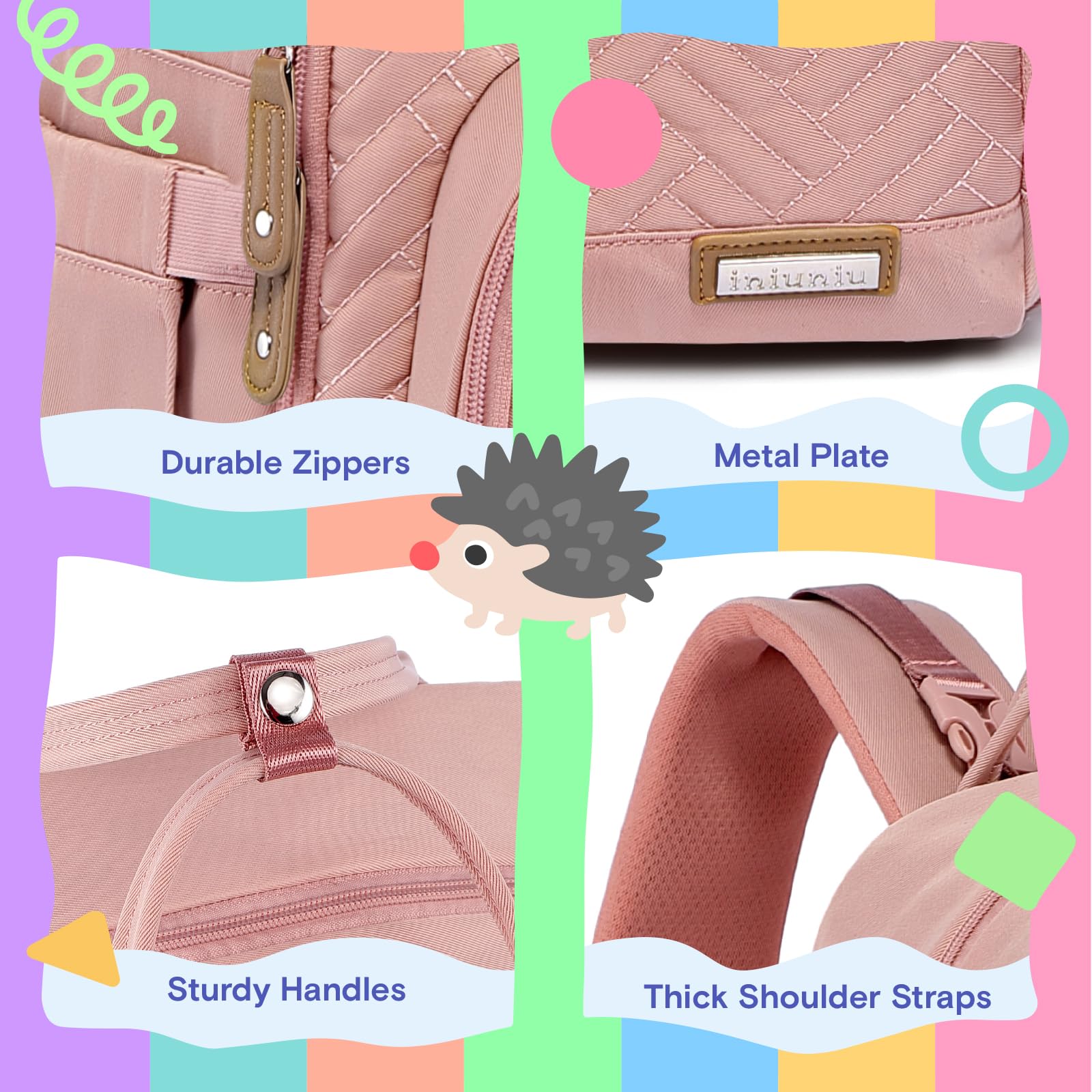 iniuniu pacifier case pink keeps small essentials clean and organized