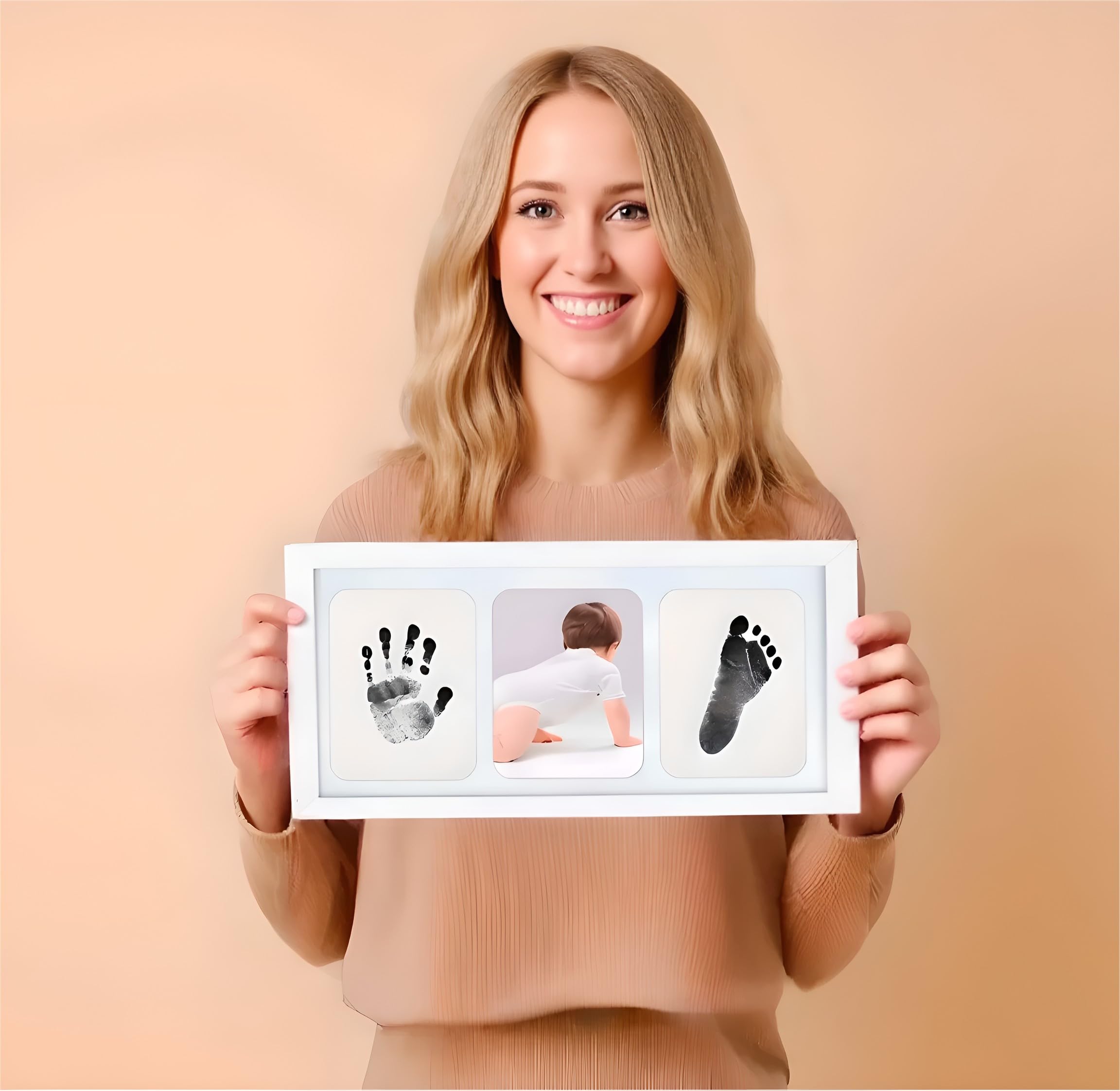 Inkless baby-hand-footprint-kit pet paw print captures furry memories with no mess.