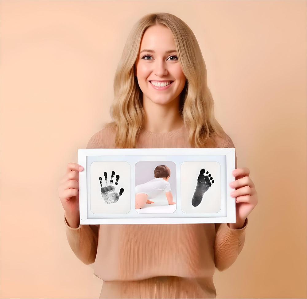 Inkless baby-hand-footprint-kit pet paw print captures furry memories with no mess.