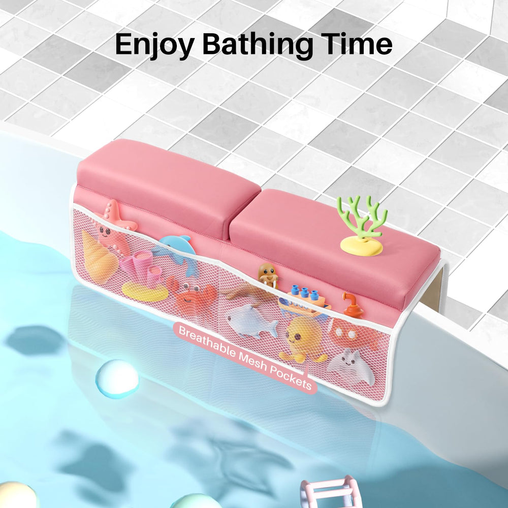 InnJoey pink machine-washable set easy to clean and maintain.