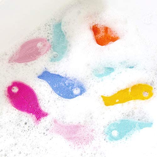 Innobaby Bathin' Smart silicone fish pink supports gentle breast massage.