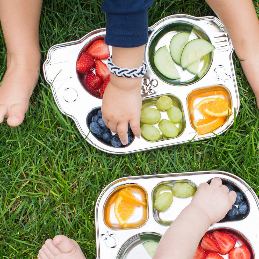 Innobaby Din Din SMART easy-clean plate ready for everyday use.