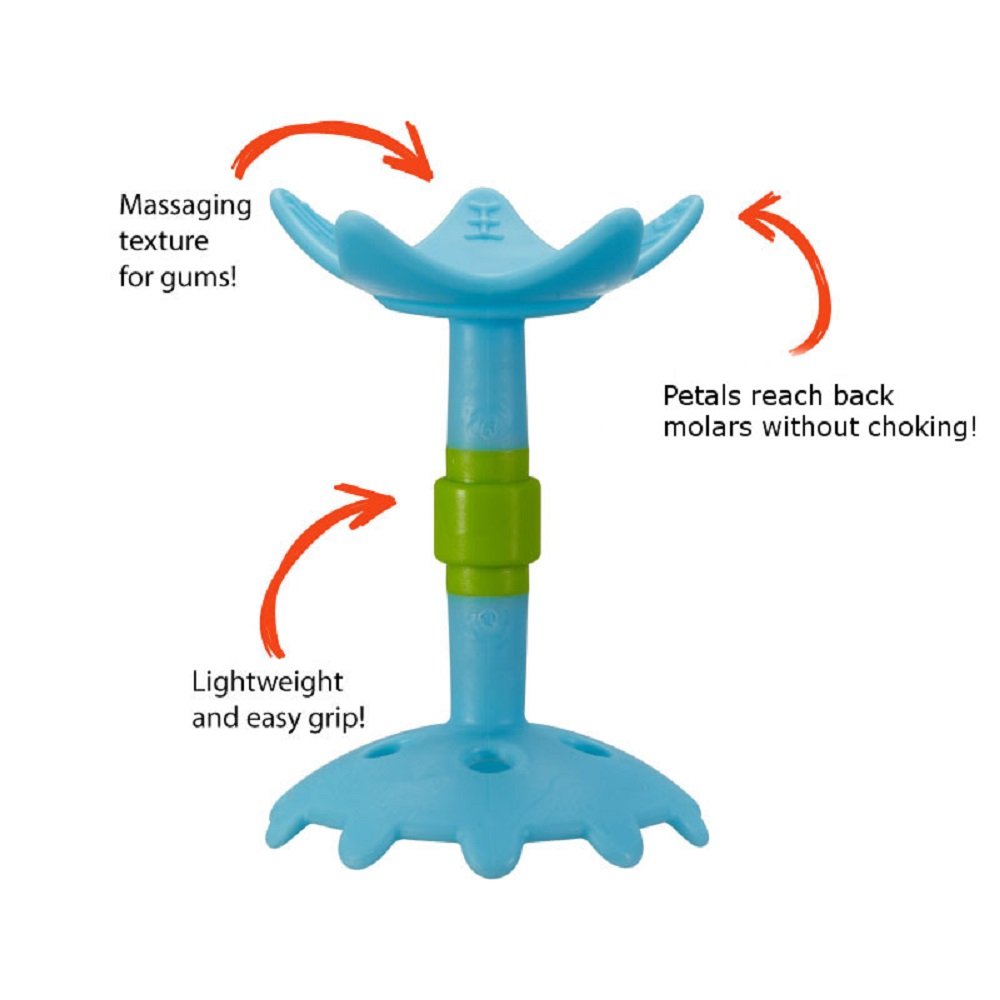 Innobaby EZ Grip Teether is dishwasher-safe for easy cleaning after meals