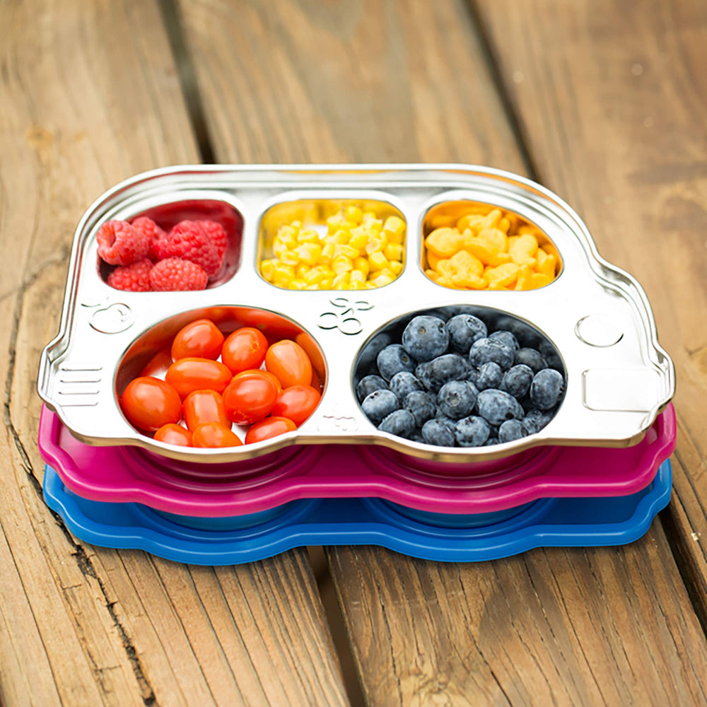 Innobaby orange color adds bright appeal to meals.