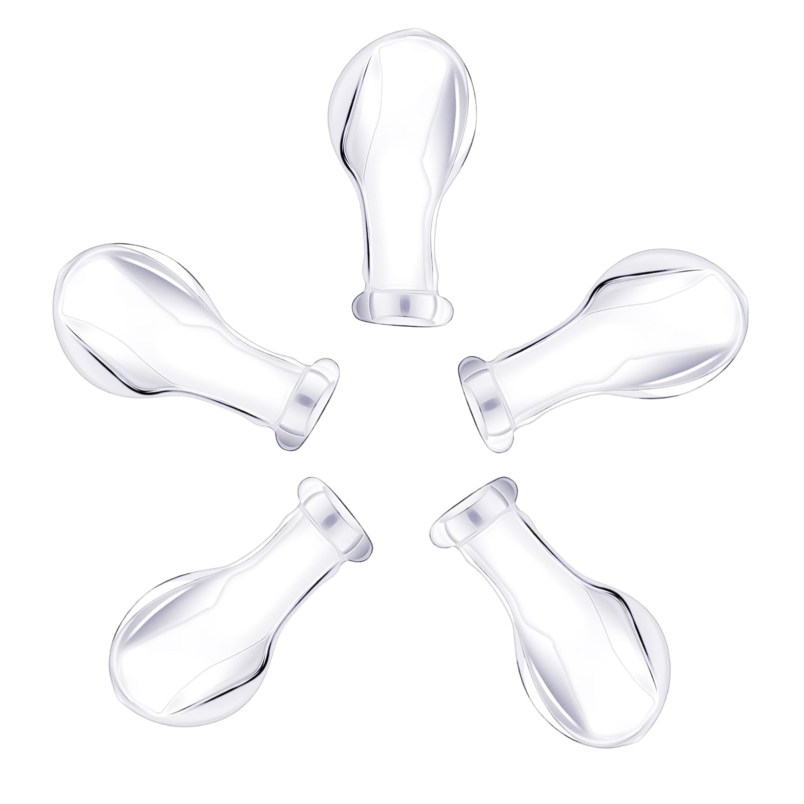 InnocenceIsle adult pacifier nipples 5-pack with case for organized replacements.