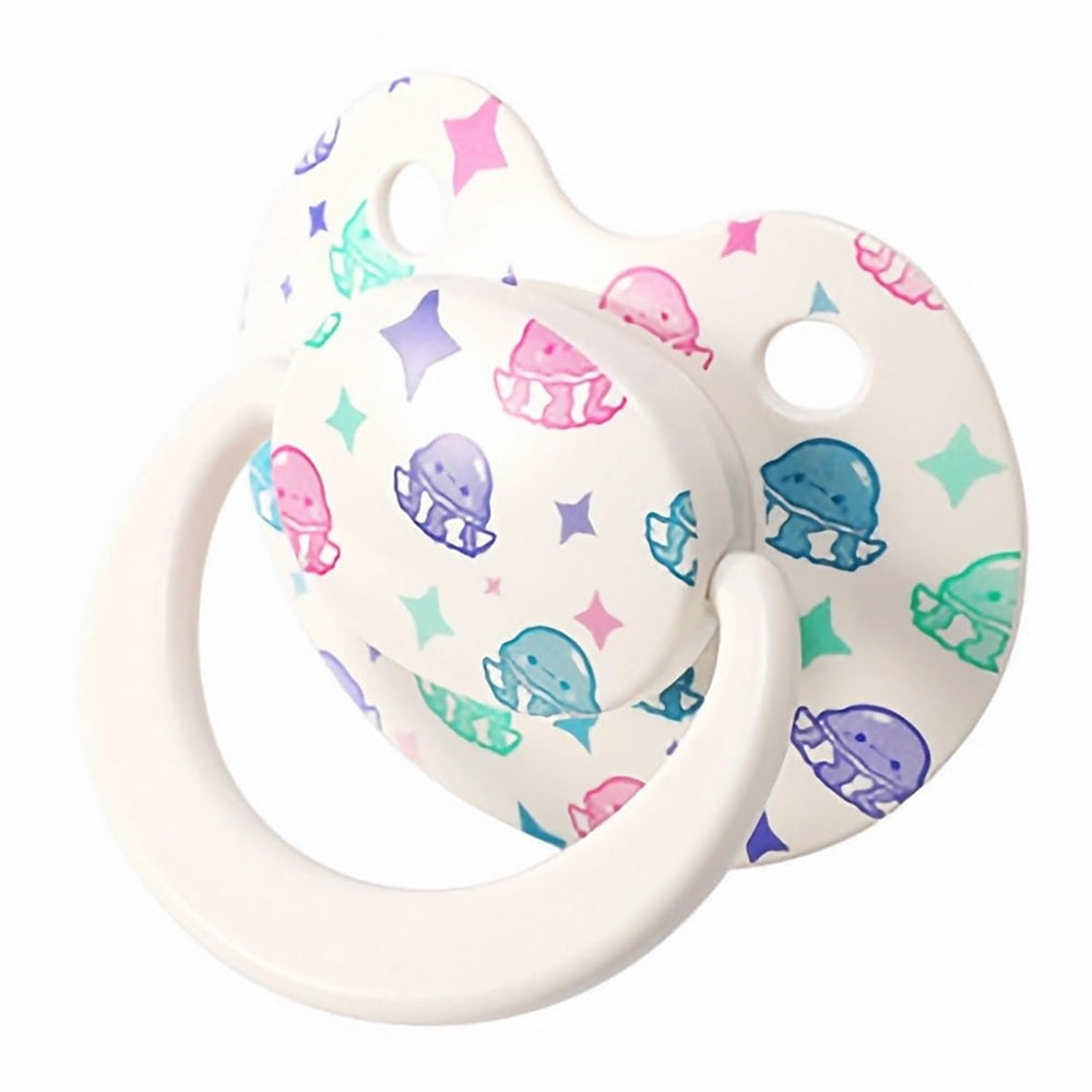 InnocenceIsle adult silicone pacifier with large shield for secure, soothing use