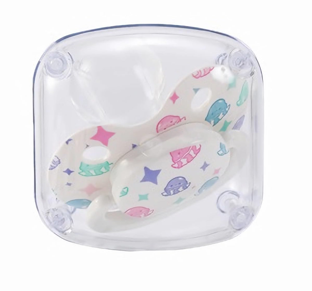 InnocenceIsle multi-part pacifier with breathable shield supports calm sleep