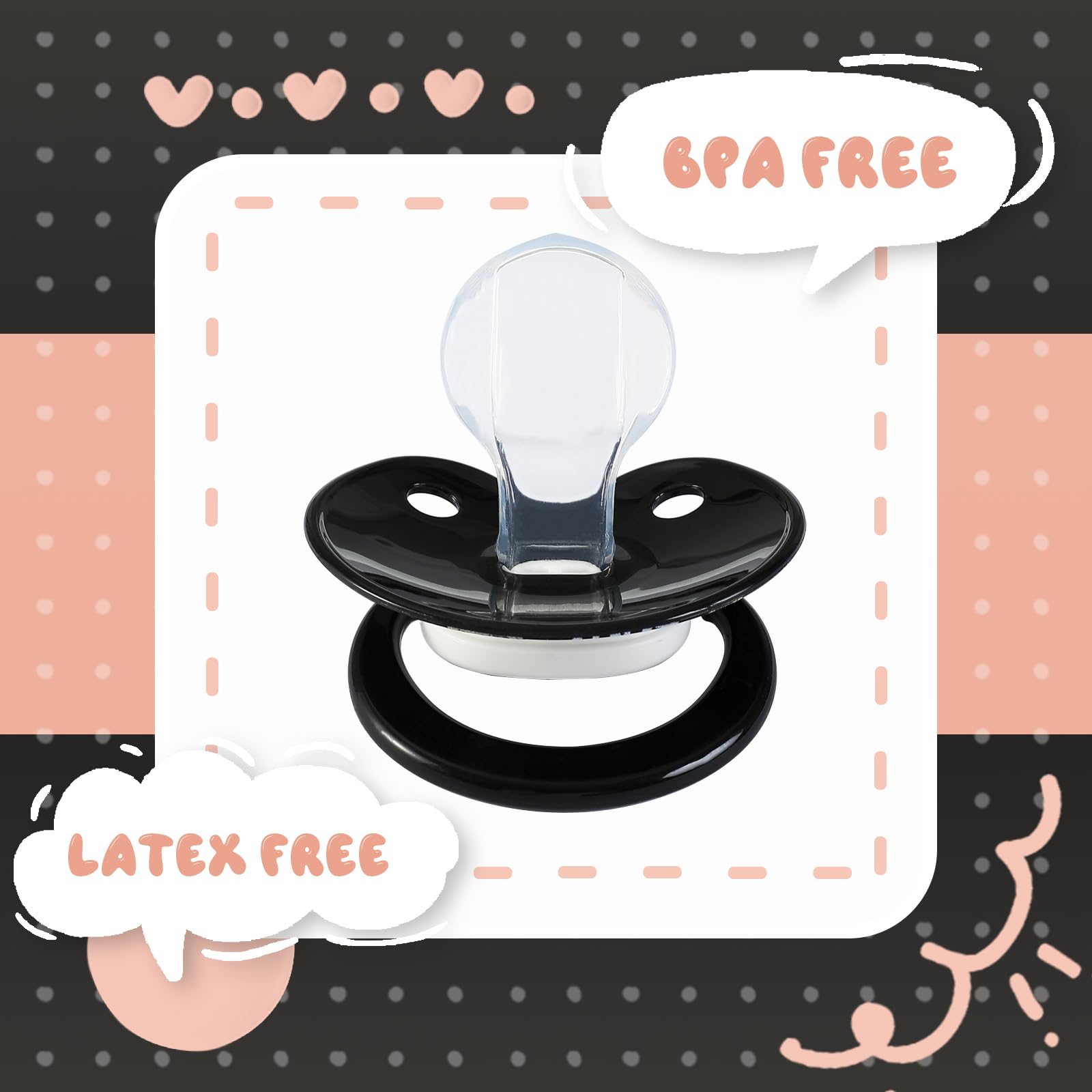 InnocenceIsle silicone nipple pacifier with detachable parts for easy cleaning.