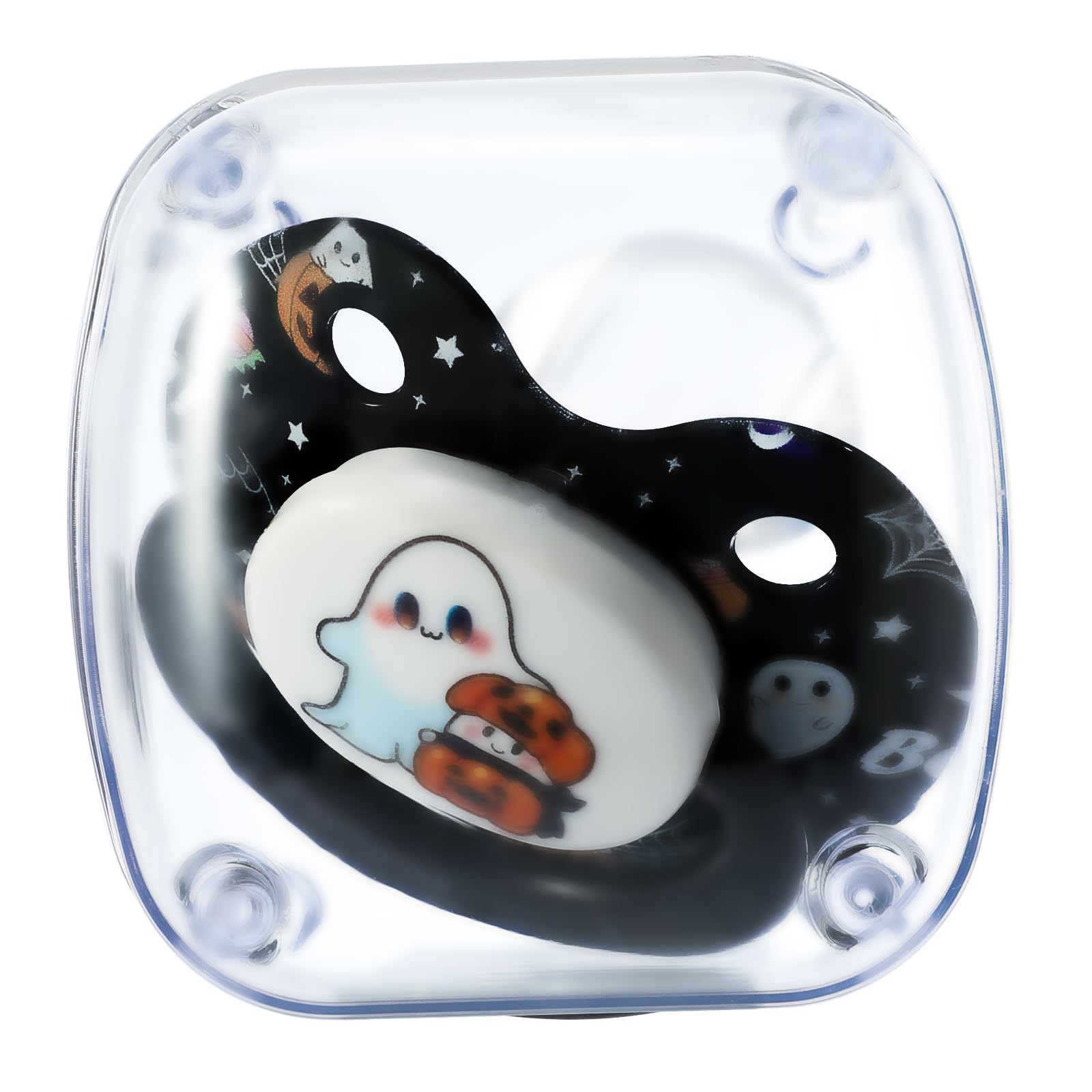 InnocenceIsle sleep-support pacifier highlighting open-airway design for night comfort.