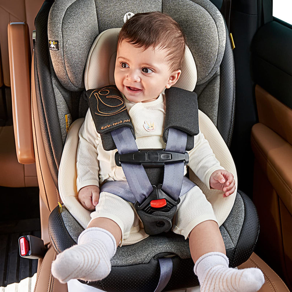 Innokids crotch pad prevents belt rubbing for a more comfortable ride