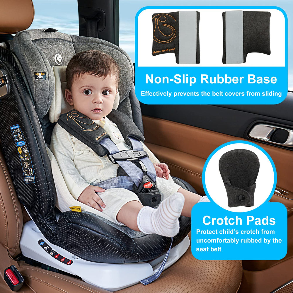 Innokids strap cover with non-slip base stays securely in place