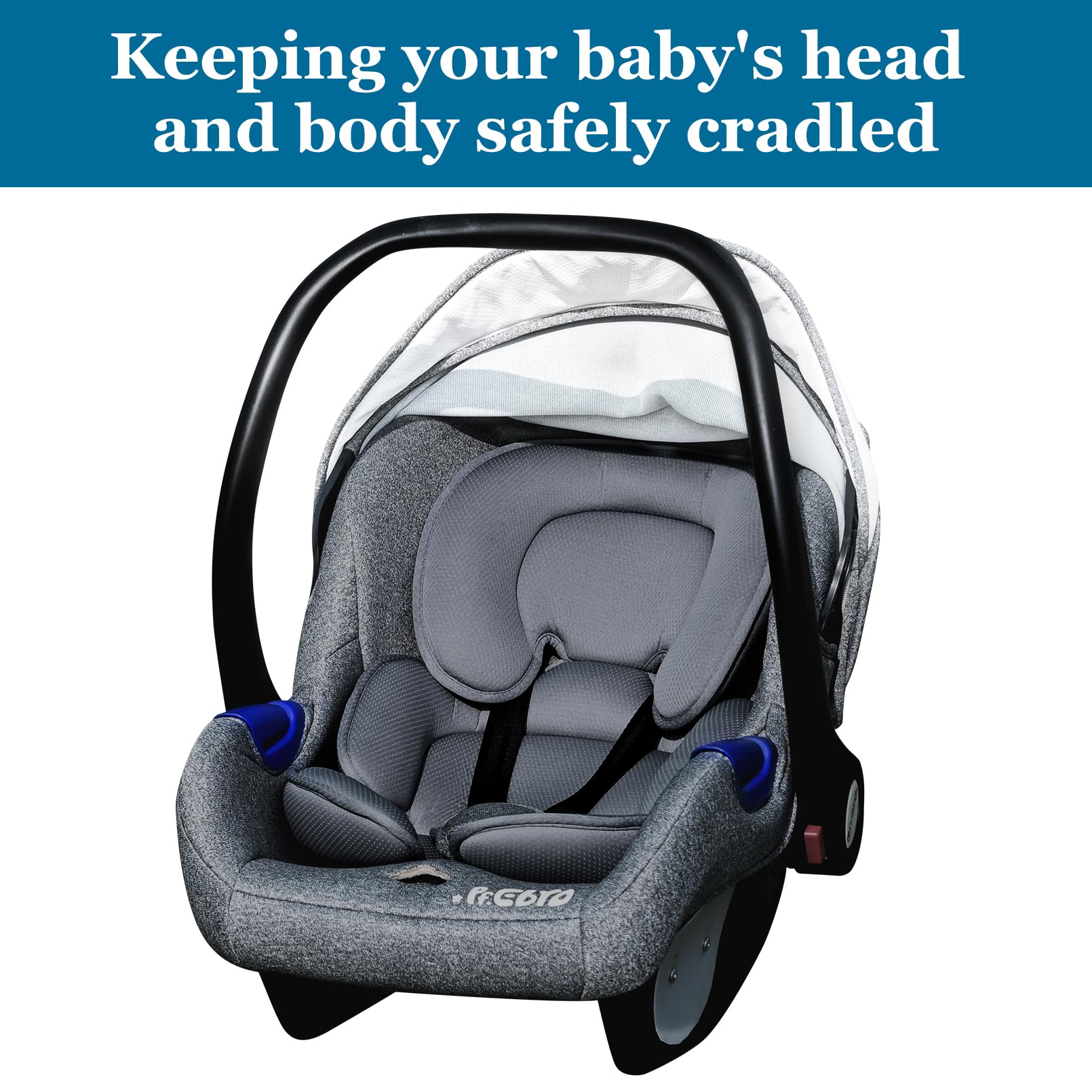Innokids suitable from newborns up to 22 pounds for growing comfort.