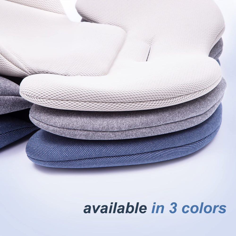 Innokids gray baby pillow for car seats, strollers, and carriers