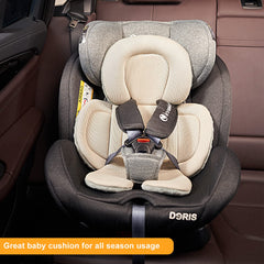 Innokids infant car seat insert beige gray reversible back view for all season warmth