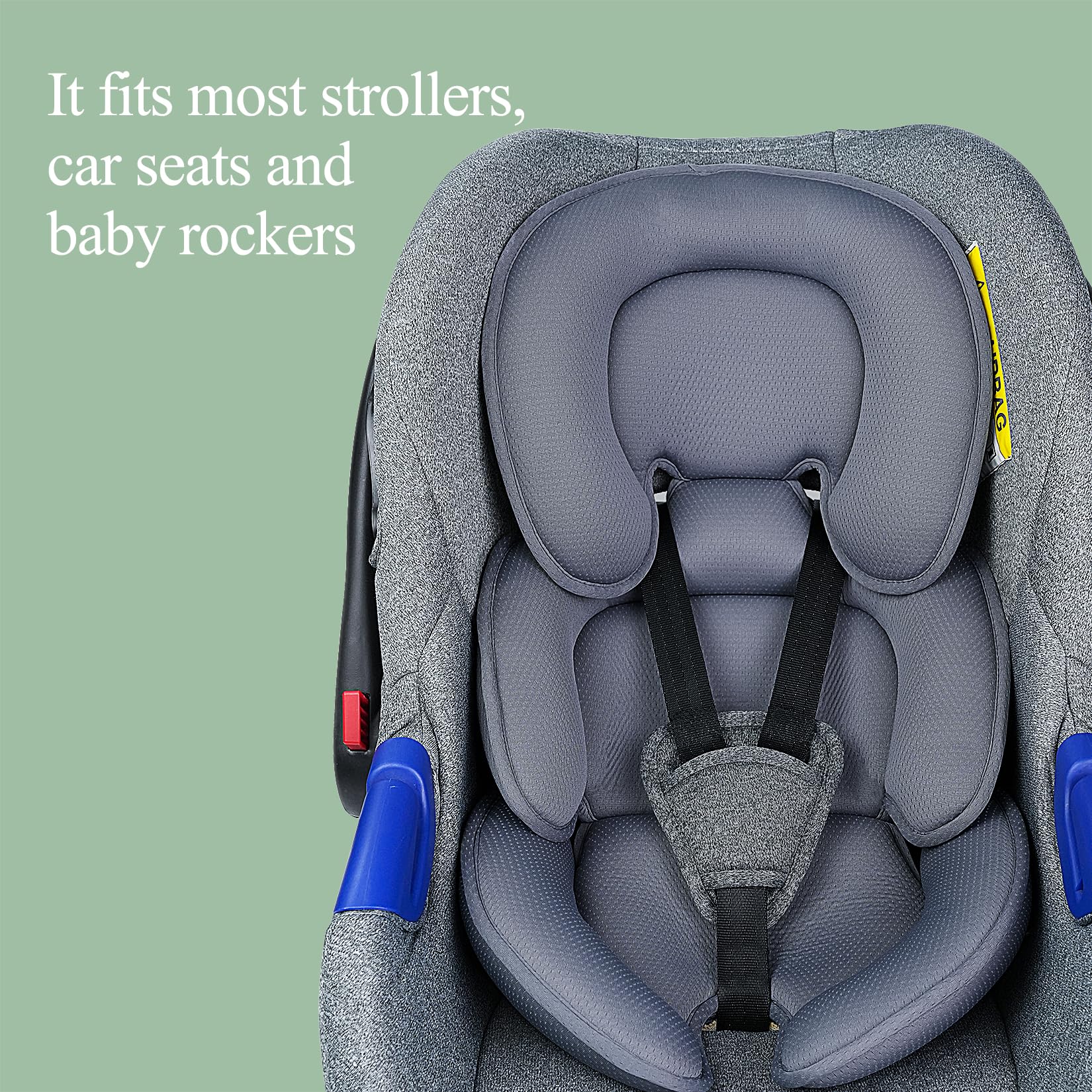 Innokids infant car seat insert body support for growing babies.