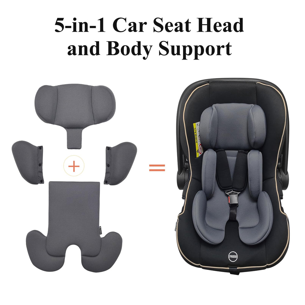 Innokids car seat insert easily installs in car seats for secure rides.