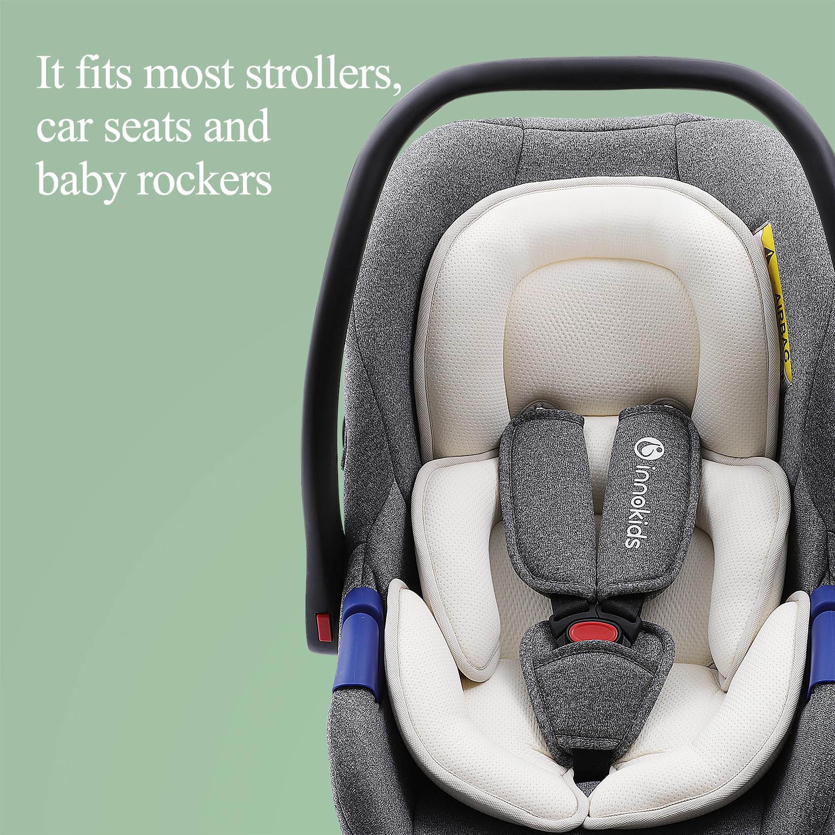Innokids infant car seat insert full-body support for growing babies