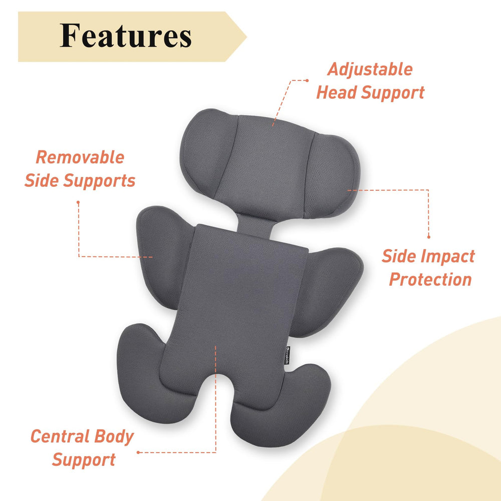 Innokids machine-washable delicate-cycle design simplifies cleanup for parents.