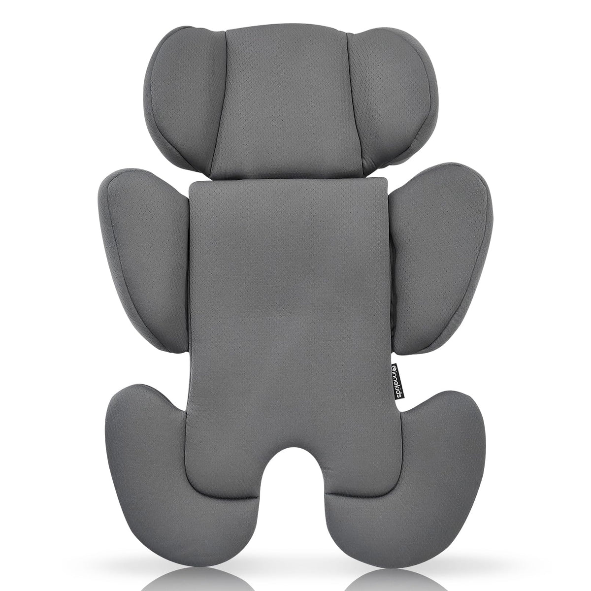 Innokids infant car seat insert provides snug newborn support without hindering harness.
