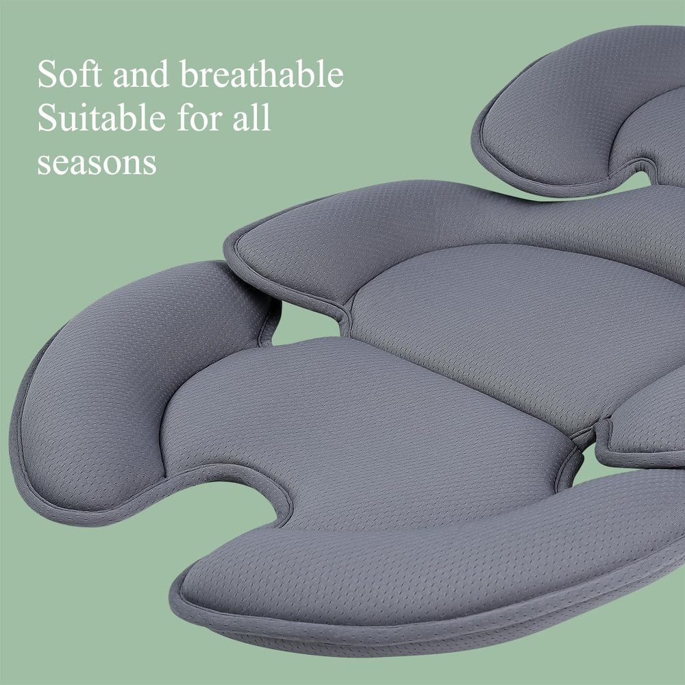 Innokids infant car seat insert close-up shows soft texture.