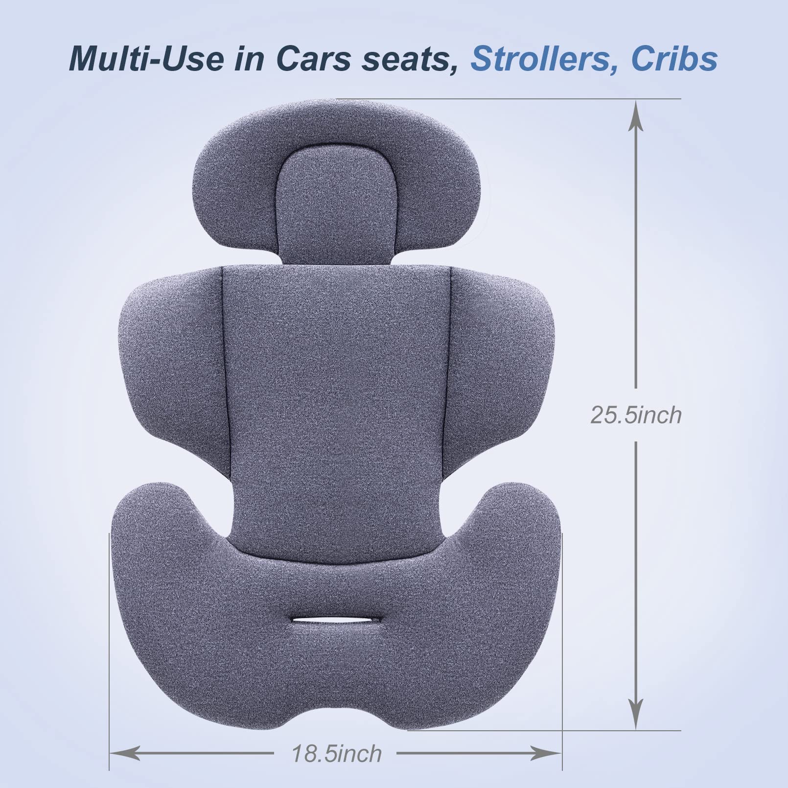 Innokids side padded support keeps baby securely supported in car seats