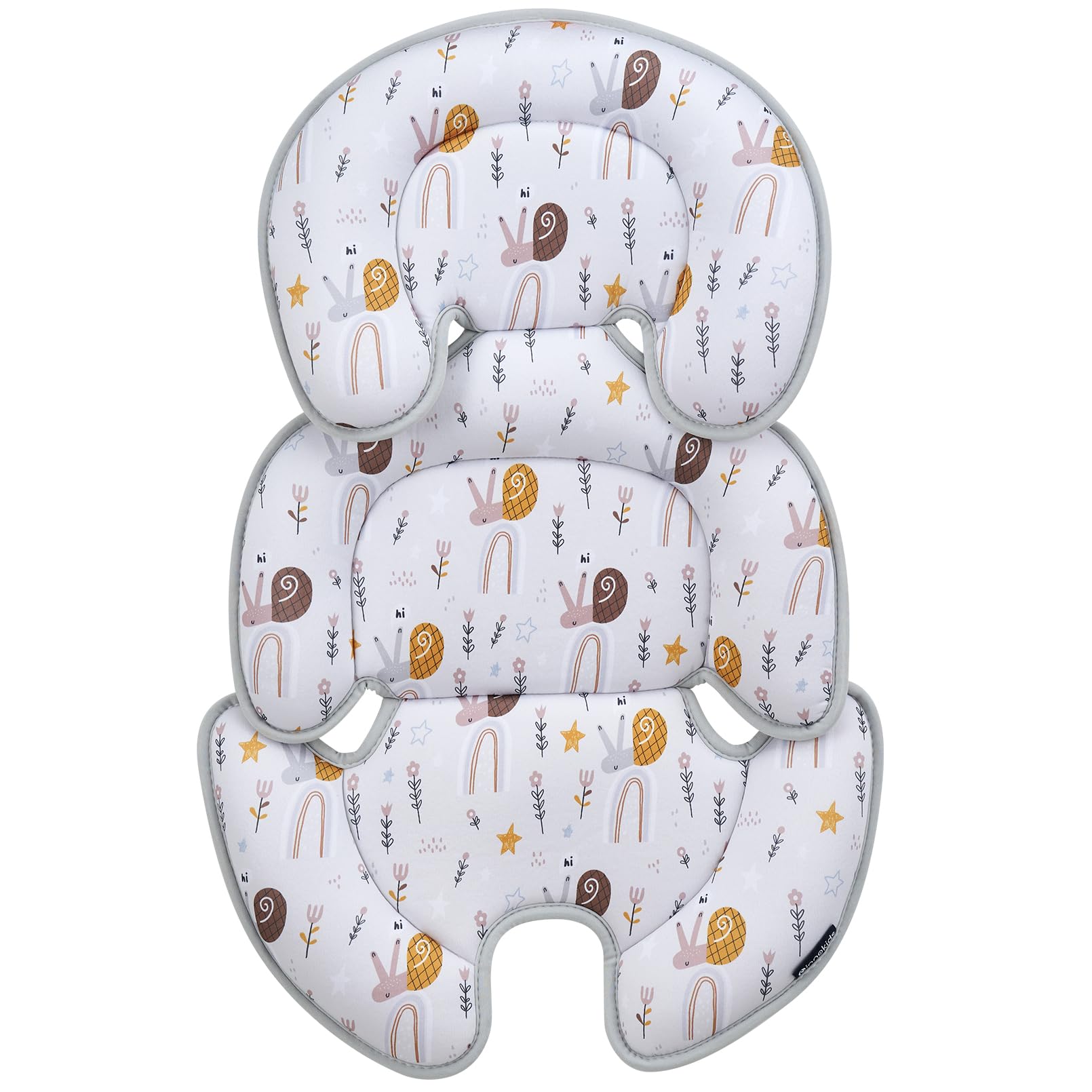 Innokids snail head and body support with arc cutout for secure newborn comfort