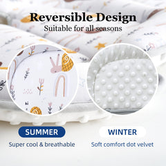Innokids snail soft cotton fabric with breathable filling for all-season comfort