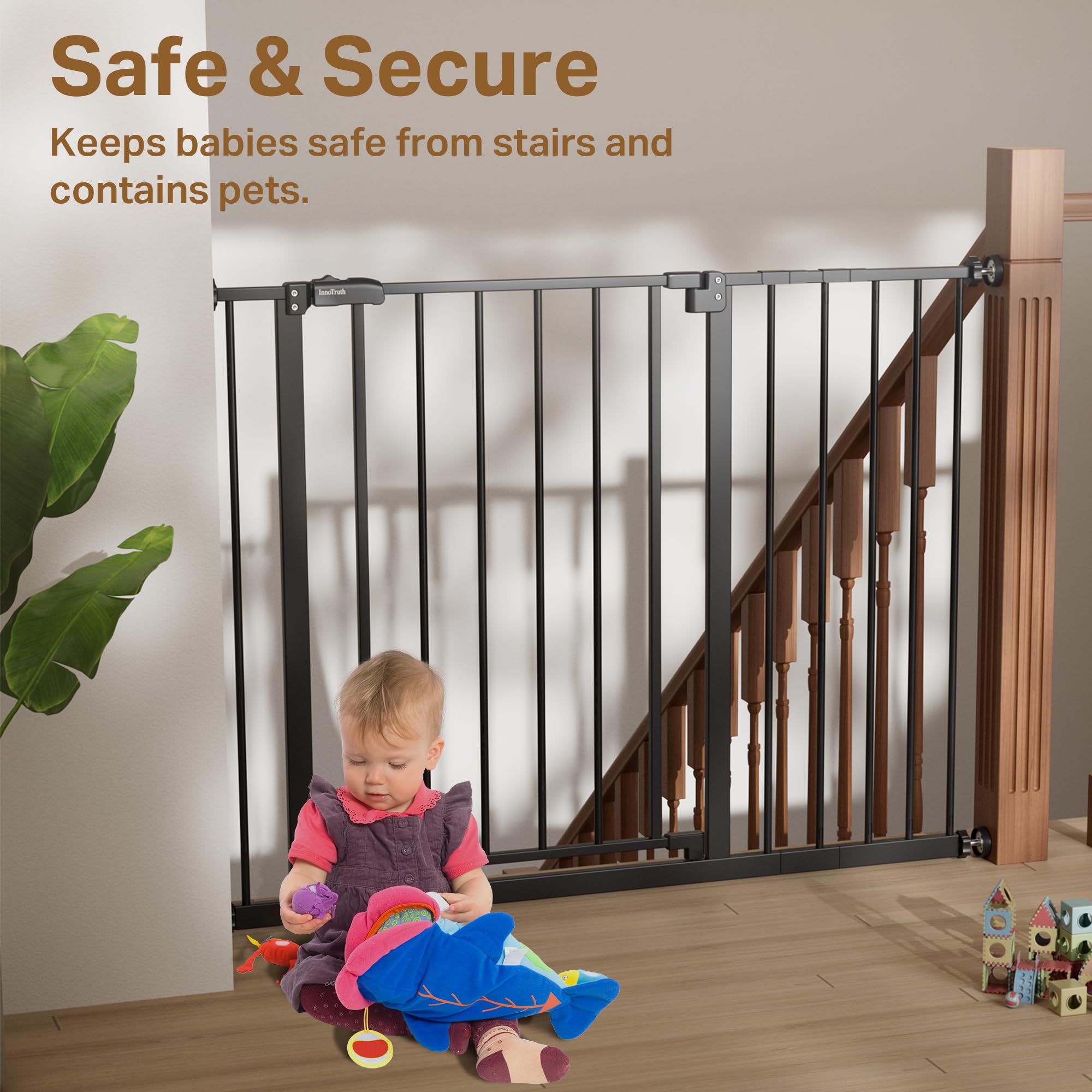 InnoTruth 180-degree swing plus 90-degree stay-open for quick access.