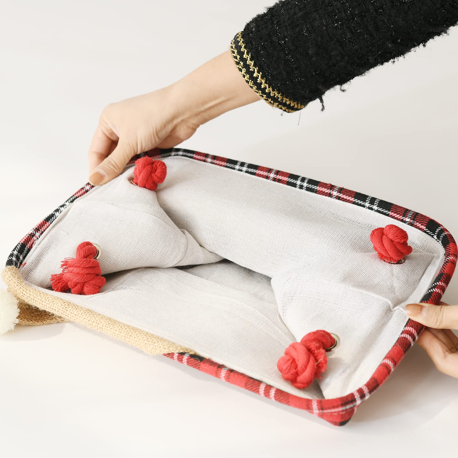INough collapsible storage bin folds flat to save space