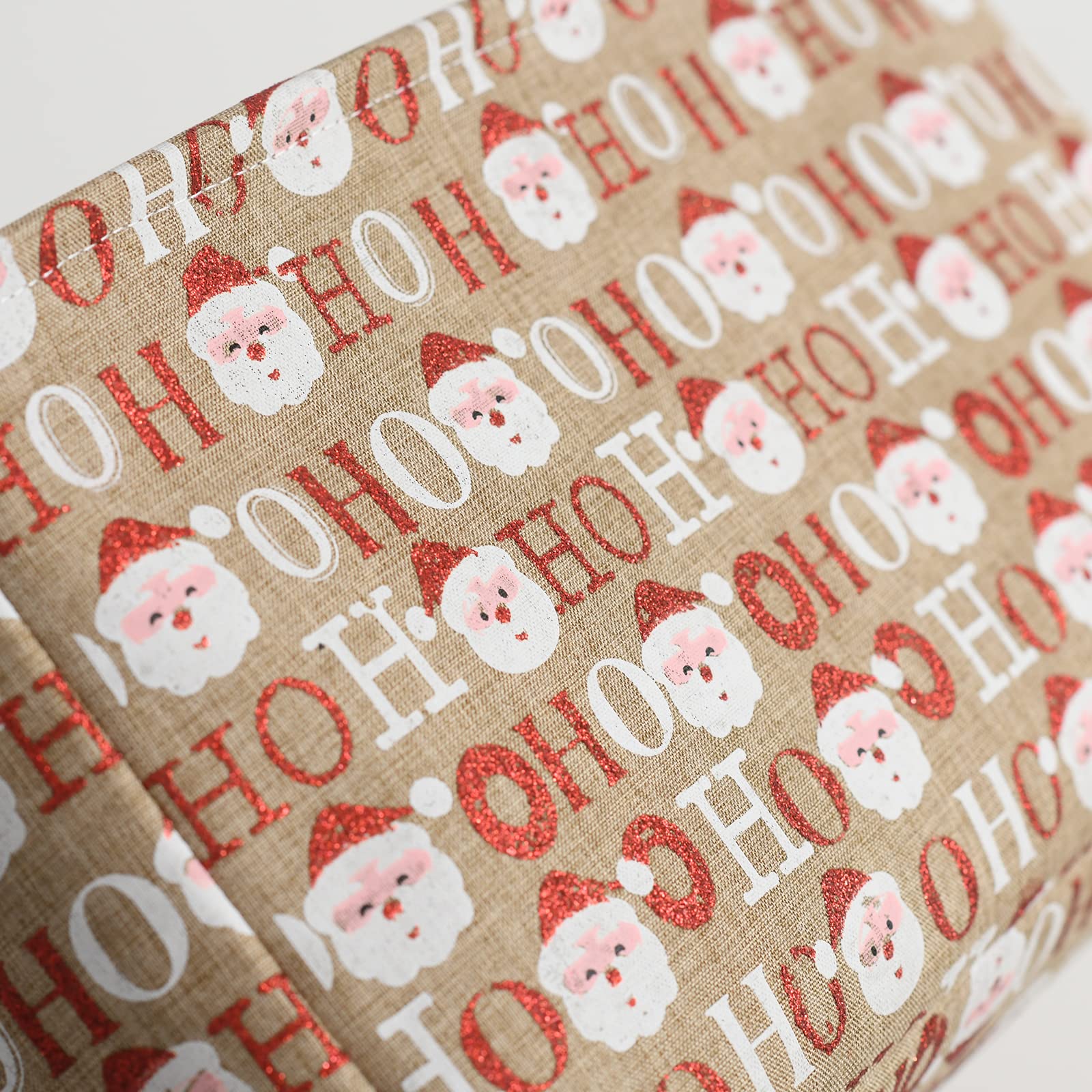 INough Christmas baskets nursery-decor-feature helps keep toys neatly stored.