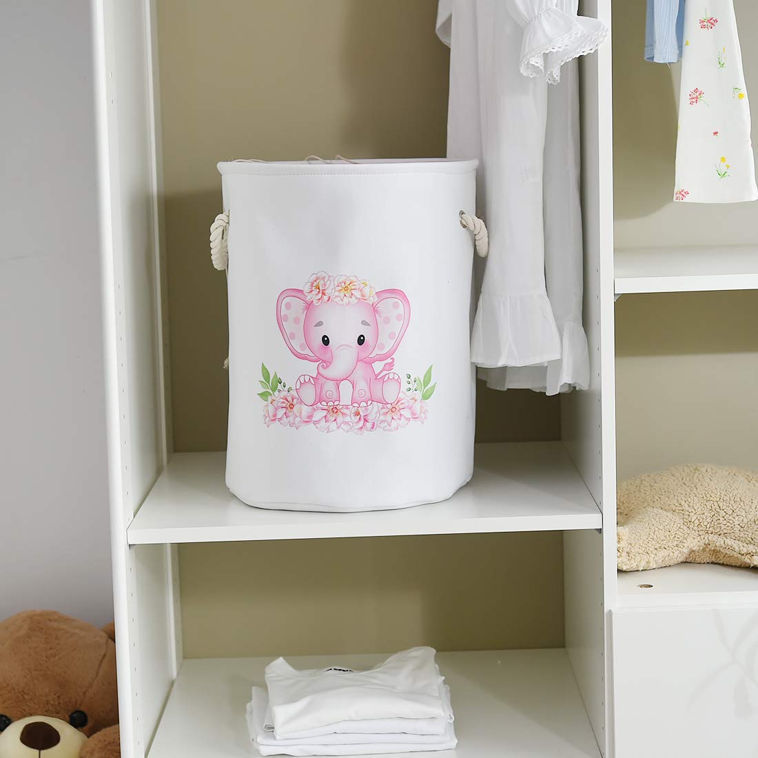 INough baby basket withstands daily use for storage and organization.