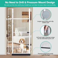 INRLKIT 180-degree auto-lock door ensures secure passage without manual locking.