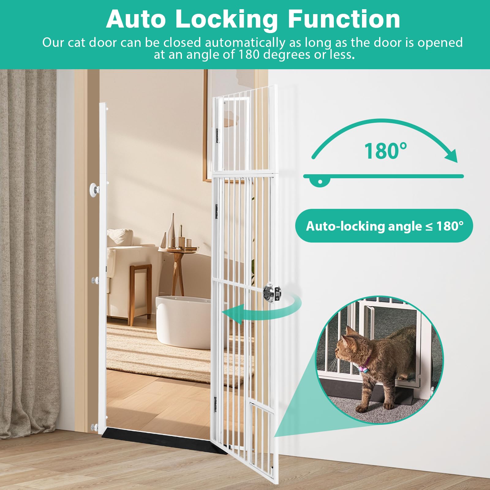 INRLKIT adjustable width panels extend from 28.7 to 37.5 inches for tight spaces.