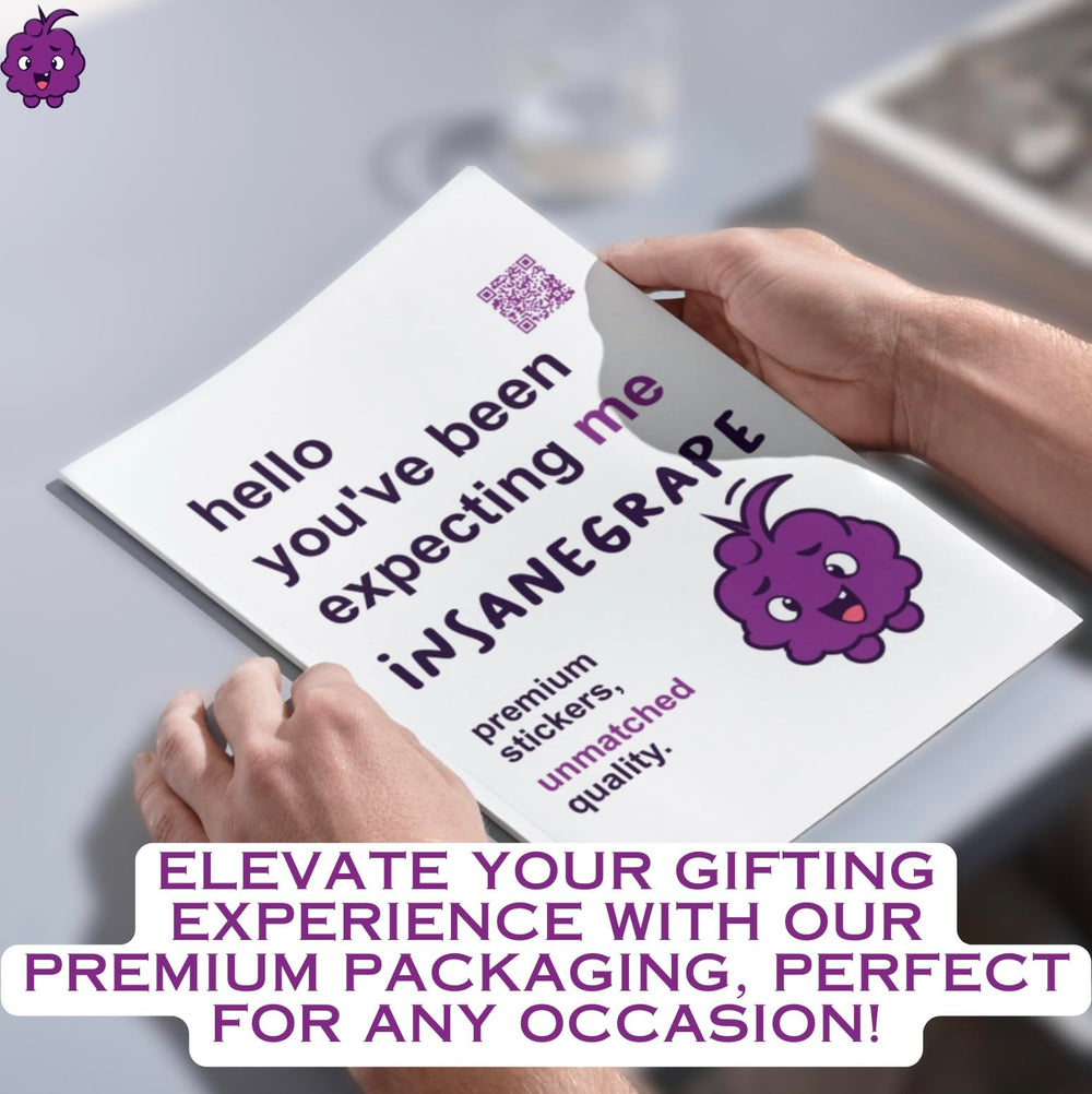 Insane Grape baby on board sticker gift idea for new parents