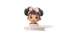 Insane Grape baby on board sticker universal fit ensures visibility on any car