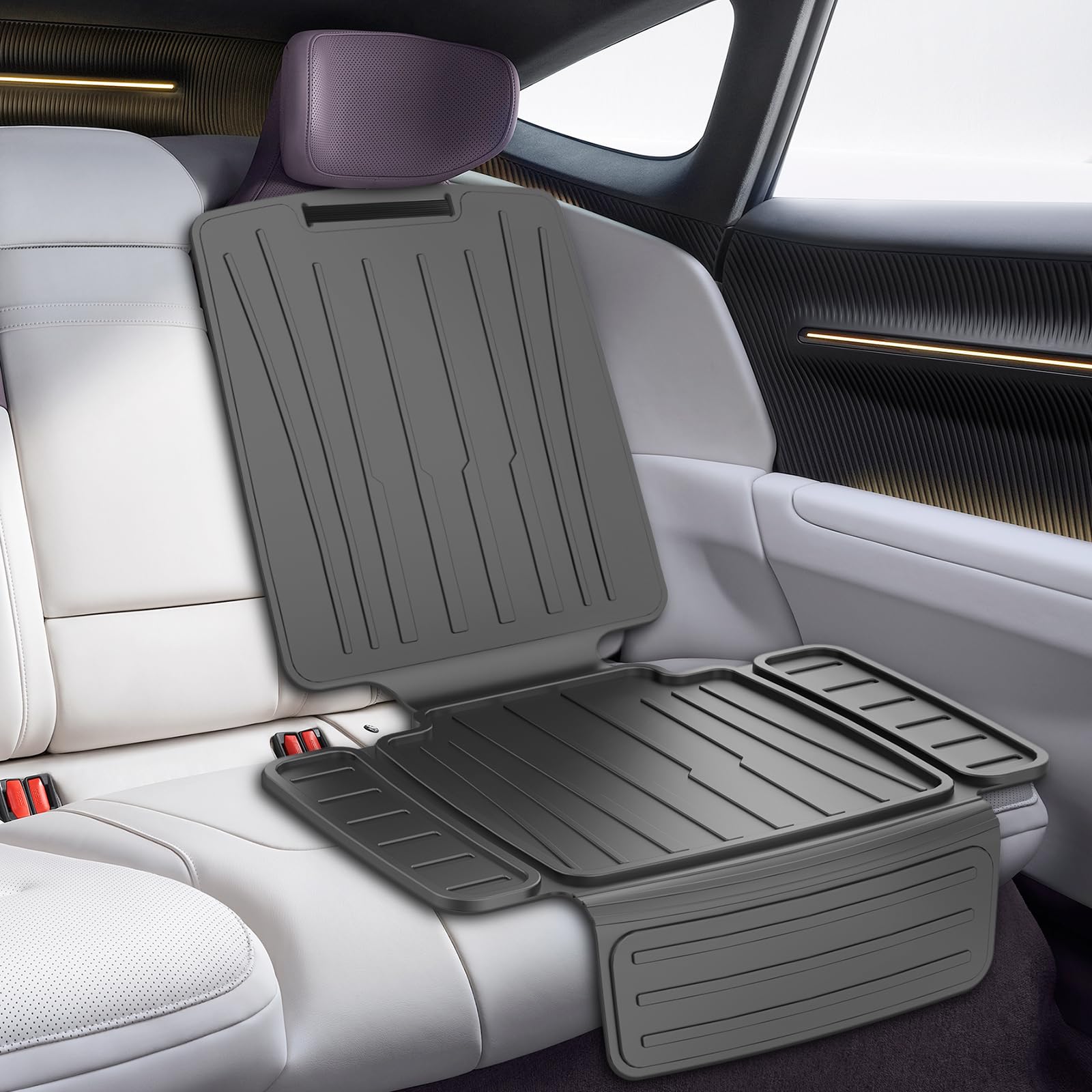 insefocc car seat protector anti-slip bottom stays in place during driving